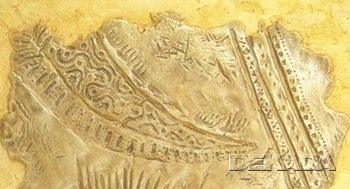 сграффито на участке стены сграффито на участке стены